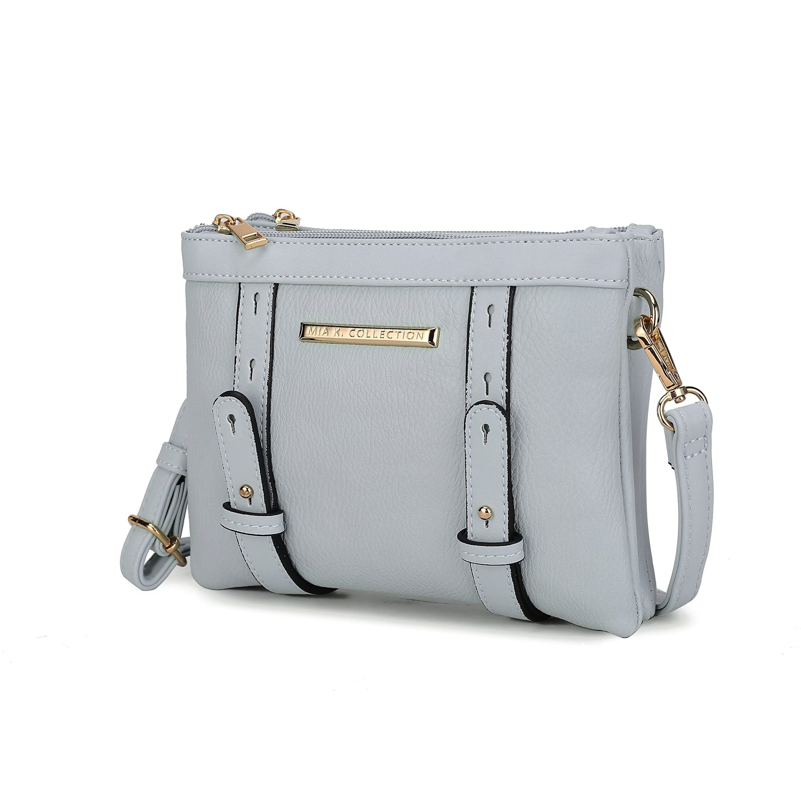 7852 Crossbody Bag, Vegan Leather Shoulder Bag Small Handbag Purse By Mia K